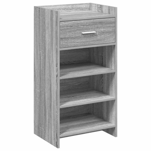 Шкаф за обувки Сив Сонома 48 x 36 x 92 см Инженерна дървесина