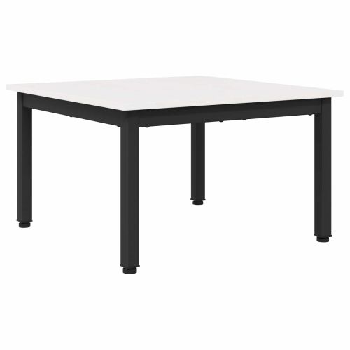 Масичка за кафе Бяло 60 x 60 x 36 cm Солидно борово дърво