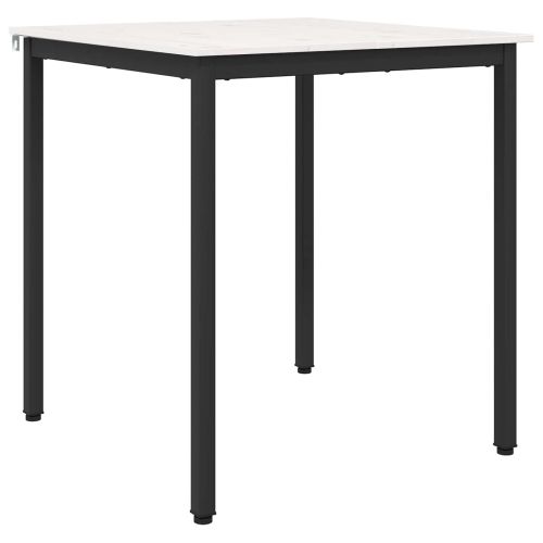 Трапезна маса Бяло 70 x 70 x 75 cm Солидно борово дърво