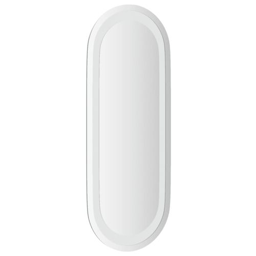 LED огледало за баня, 50x20 см, овално
