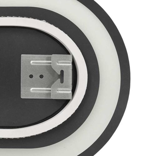 LED огледало за баня, 50x20 см, овално