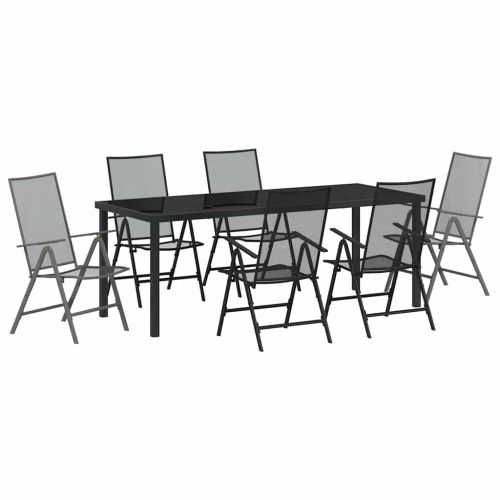 Комплект за хранене в градината 7 pcs Антрацит