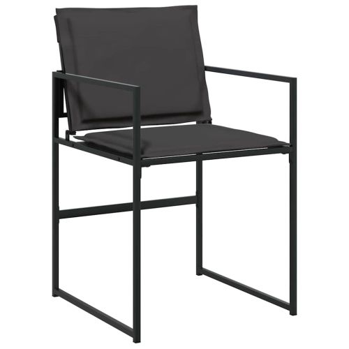 Комплект за хранене в градината 9 pcs Черно 200 x 80 x 73 см