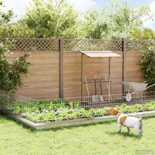 Оградата за градината с колчета 48 pcs 55 x 50 см Mesh