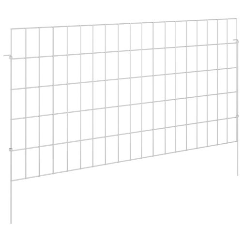 Оградата за градината с колчета 48 pcs 95 x 50 см Mesh