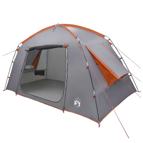 Кабинна палатка Сив и оранжев 300 x 210 x 156 см Полиестер