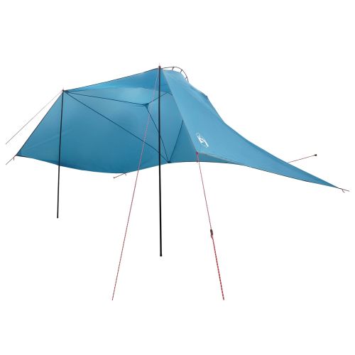 Автомобилна палатка Синьо 350 x 250 cm Полиестер и стомана