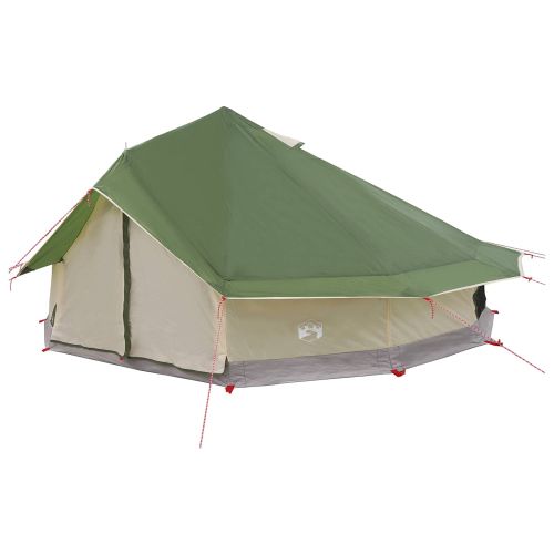Палатка типи Зелено 800 x 800 x 430 см Полиестер и стомана