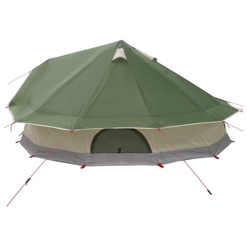 Палатка типи Зелено 800 x 800 x 430 см Полиестер и стомана