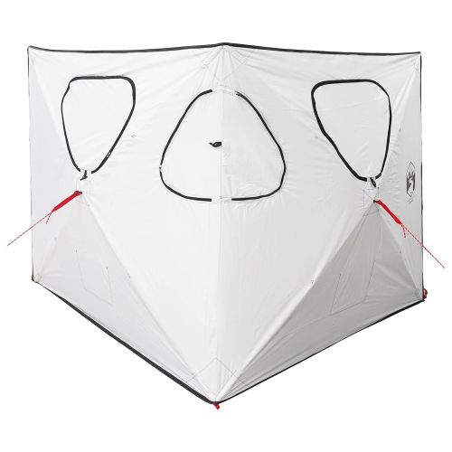 Ловна шатра Бял blackout 145 x 145 x 150 см Полиестер и стомана