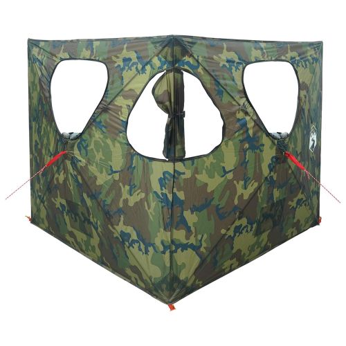 Ловна шатра Камуфлаж 145 x 145 x 150 см Полиестер и стомана