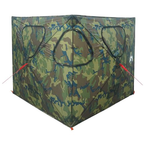 Ловна шатра Камуфлаж 145 x 145 x 150 см Полиестер и стомана