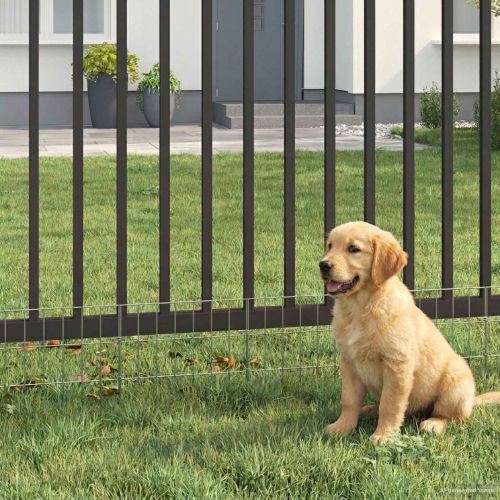 Оградата за градината с колчета 12 pcs 35 x 30 см Mesh