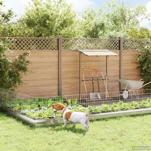 Оградата за градината с колчета 24 pcs 35 x 50 см Mesh