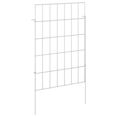 Оградата за градината с колчета 24 pcs 35 x 50 см Mesh