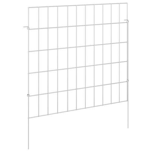Оградата за градината с колчета 12 pcs 55 x 50 см Mesh
