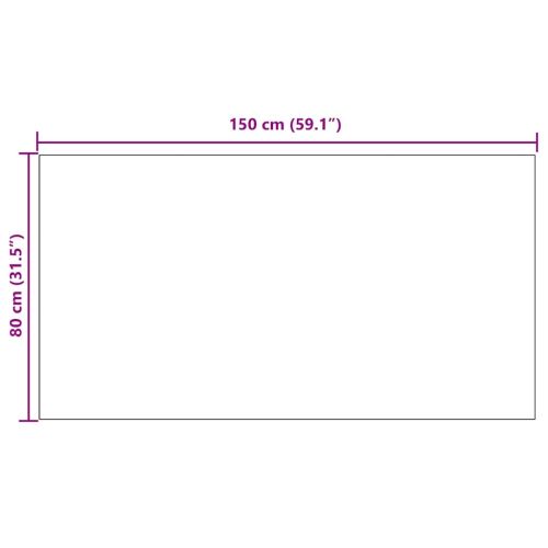 Килим пътека Антрацит 80 x 150 cm текстил