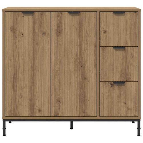 Служебен шкаф Дъб 89,5 x 33 x 82 см Инженерна дървесина