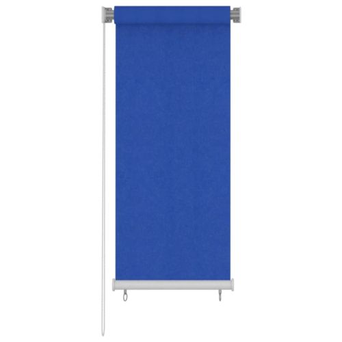 Външна роло щора, 60x140 см, синя, HDPE
