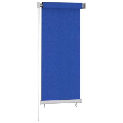 Външна роло щора, 60x140 см, синя, HDPE