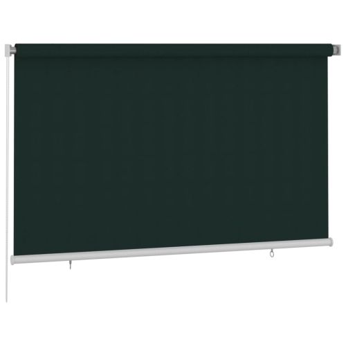 Външна роло щора, 240x140 см, тъмнозелена, HDPE