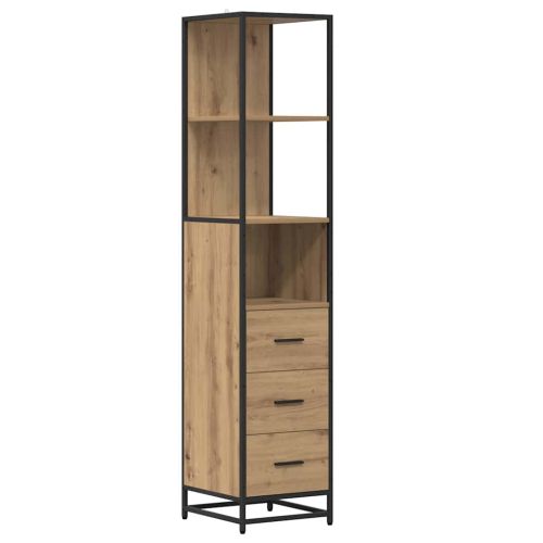Комплект мебели за баня 4 бр. Дъб 65 x 33 x 60 см