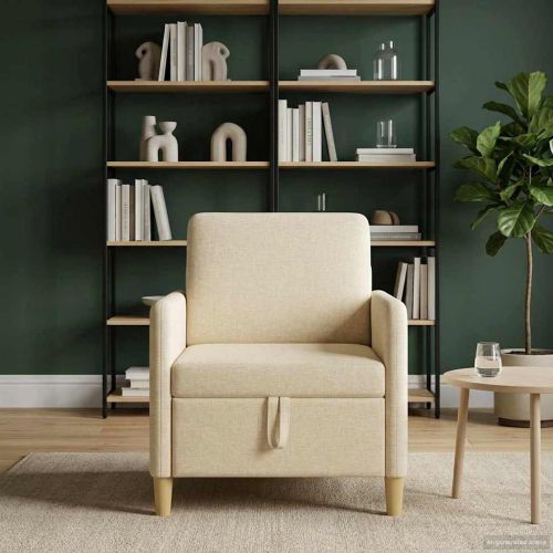 Диван с storage Кремаво 72 x 78 x 87 см Полиестер