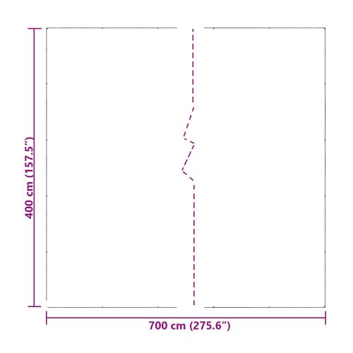 Покритие за растения Прозрачен 7 x 4 m ПЕ