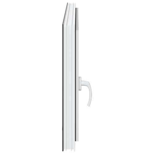 Прозорец за мазе RISOR 110 x 50 cm PVC и стъкло Антрацит