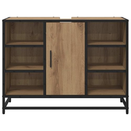 Шкаф за баня Дъб 80 x 33 x 60 см Инженерна дървесина