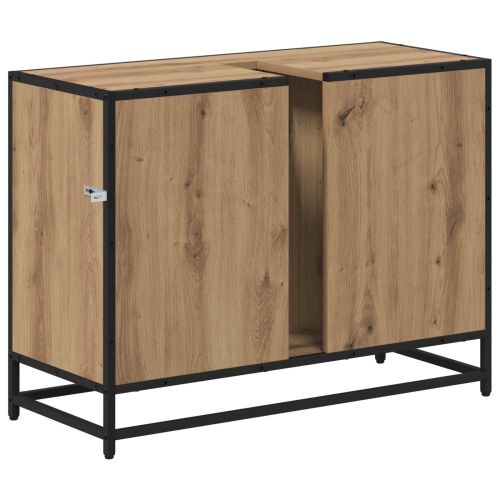 Шкаф за баня Дъб 80 x 33 x 60 см Инженерна дървесина