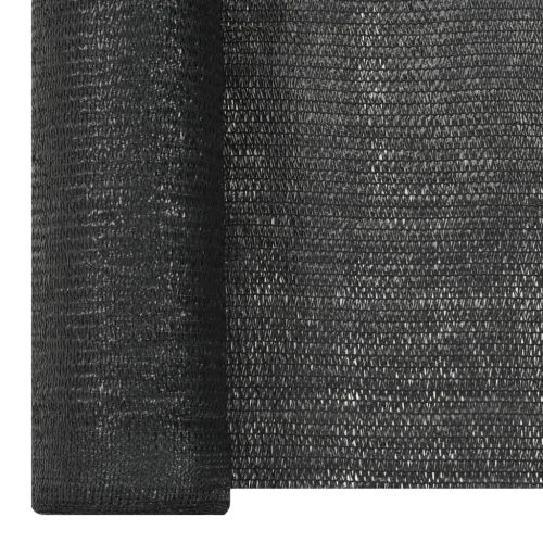 Засенчваща мрежа черна 3,6x10 м HDPE 195 г/м²