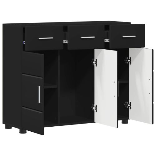 Служебен шкаф FLORIN 88,5 x 30,5 x 73 см Черно