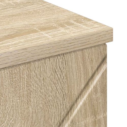 Шкаф за баня Сонома дъб 30 x 35 x 80 см Инженерно дърво & Метал