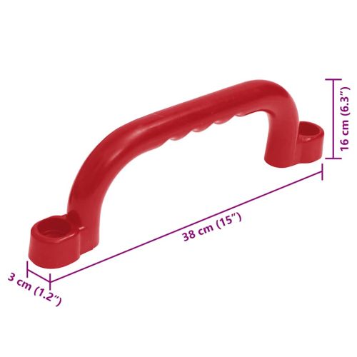 Детски люлки с въжета, 2 бр, сини, 37x15 см, полиетилен