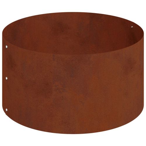 Градинска саксия Ръждясало 120 x 120 x 20 см Патинираща стомана