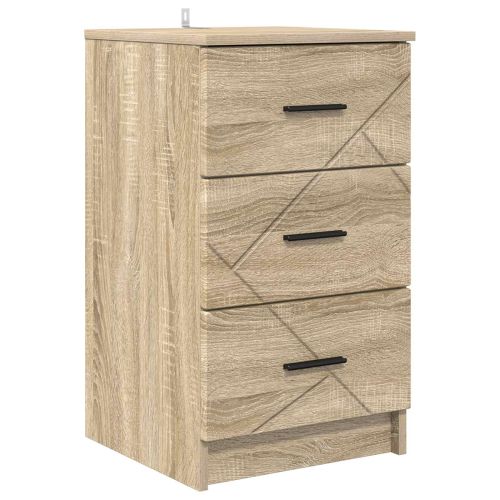 Нощен шкаф дъб сонома 38 x 38 x 66 см Инженерно дърво