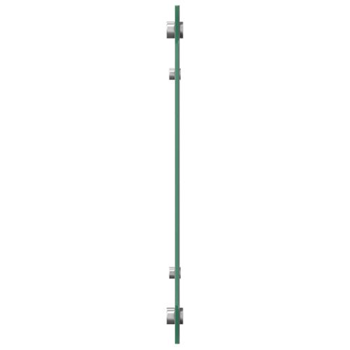 Кухненски гръб 2 pcs Светлосиво 100 x 40 cm закалено стъкло