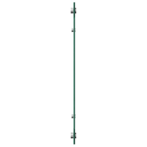 Кухненски гръб 2 pcs Светлосиво 100 x 50 cm закалено стъкло