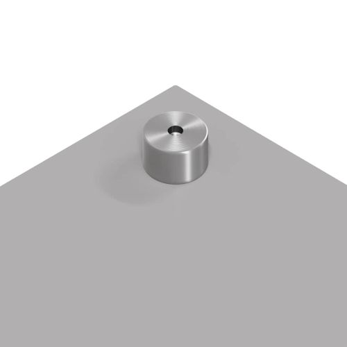 Кухненски гръб 2 pcs Светлосиво 100 x 50 cm закалено стъкло