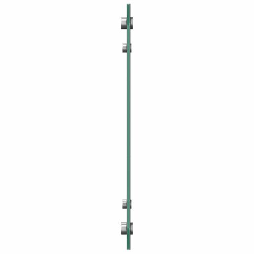 Кухненски гръб 2 pcs Тъмен сив 70 x 40 cm закалено стъкло
