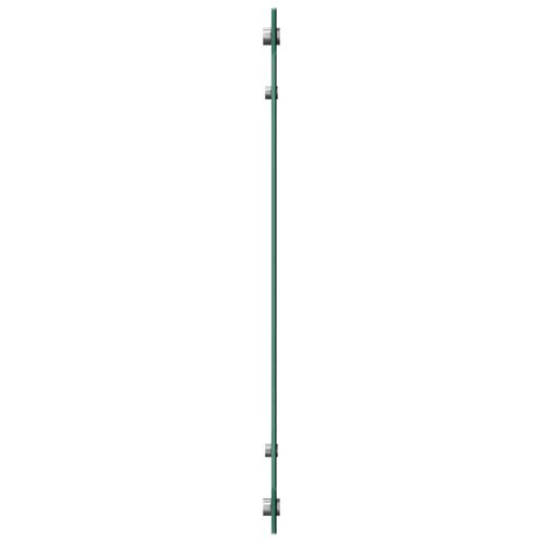 Кухненски гръб 2 pcs Тъмен сив 70 x 60 cm закалено стъкло