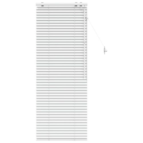 Венецианска щора Бяло 60 x 160 см 35 mm Солидно пауловния дърво