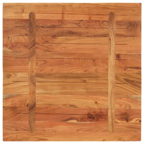 Плот за маса 70x70x2,5 см квадратен масивна акация