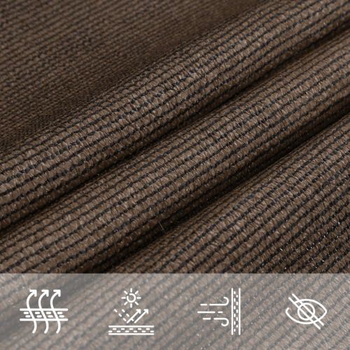 Платно-сенник, 160 г/м², кафяво, 3x4,5 м, HDPE