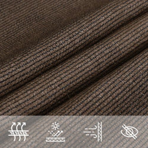 Платно-сенник, 160 г/м², кафяво, 2x4 м, HDPE