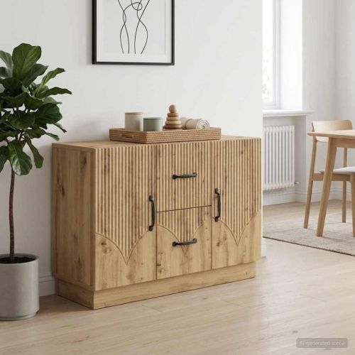 Служебен шкаф Дъб артизан 89 x 34,5 x 57 см Инженерна дървесина