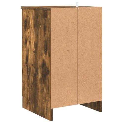 Нощен шкаф Опушен дъб 38 x 38 x 66 см Инженерна дървесина