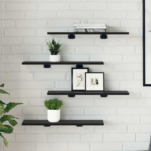Етажерка Борд 3 нива 4 бр. 60 x 20 x 1,5 cm Инженерна дървесина