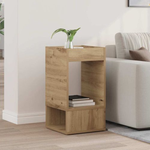 Крайна масичка Дъб 30 x 30 x 56 см Инженерна дървесина